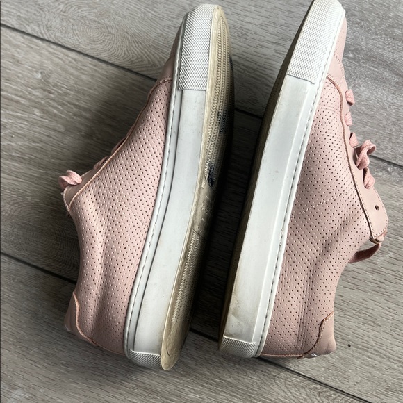 Greats made in Italy Pink leather Perforated Royale Women's Sneakers 6 - Picture 6 of 9